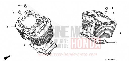 CYLINDRE (VT1100CV/CW/C2) VT1100C2S de 1995